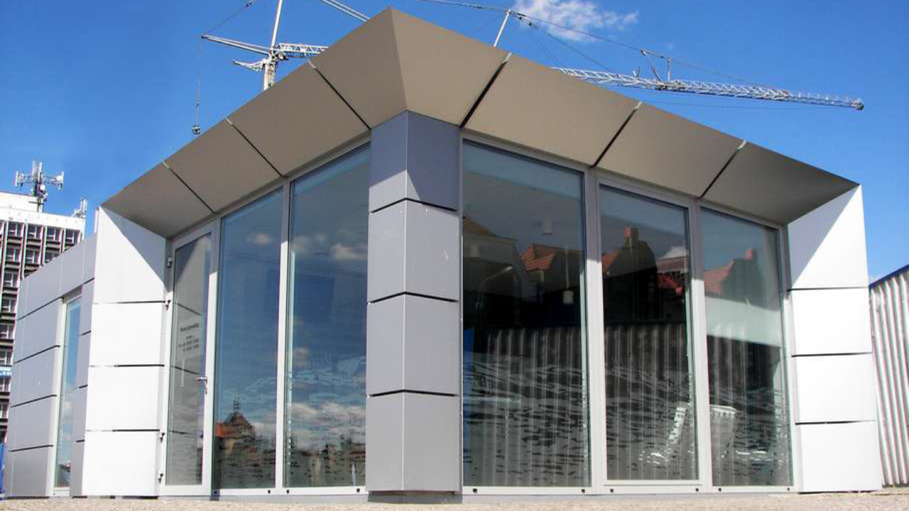 Kontorspaviljong försäljningskontor för lägenheter Waterlane Vitania LTD 50 m² - vy 5