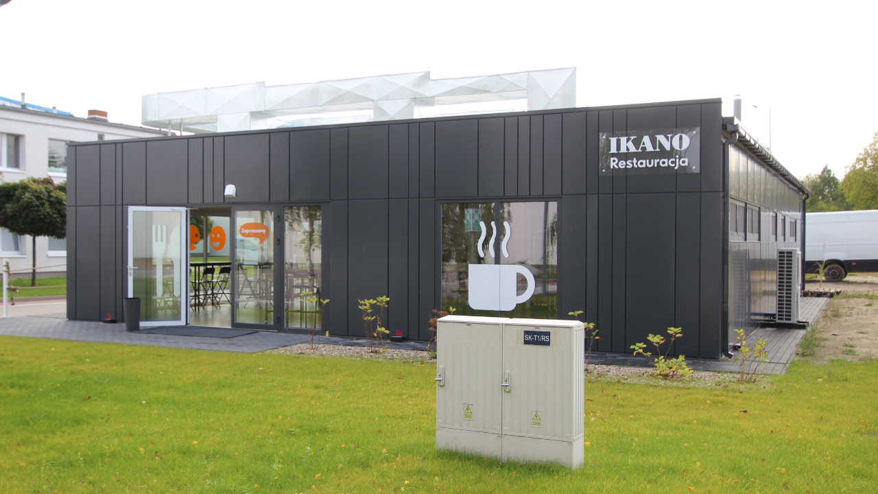 Modulrestaurang, Personalrestaurang 221,6 m² - vy 2