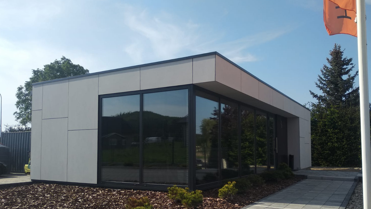 Handelspaviljong, Märkesbutik Hard Bruk 72 m² - vy 2