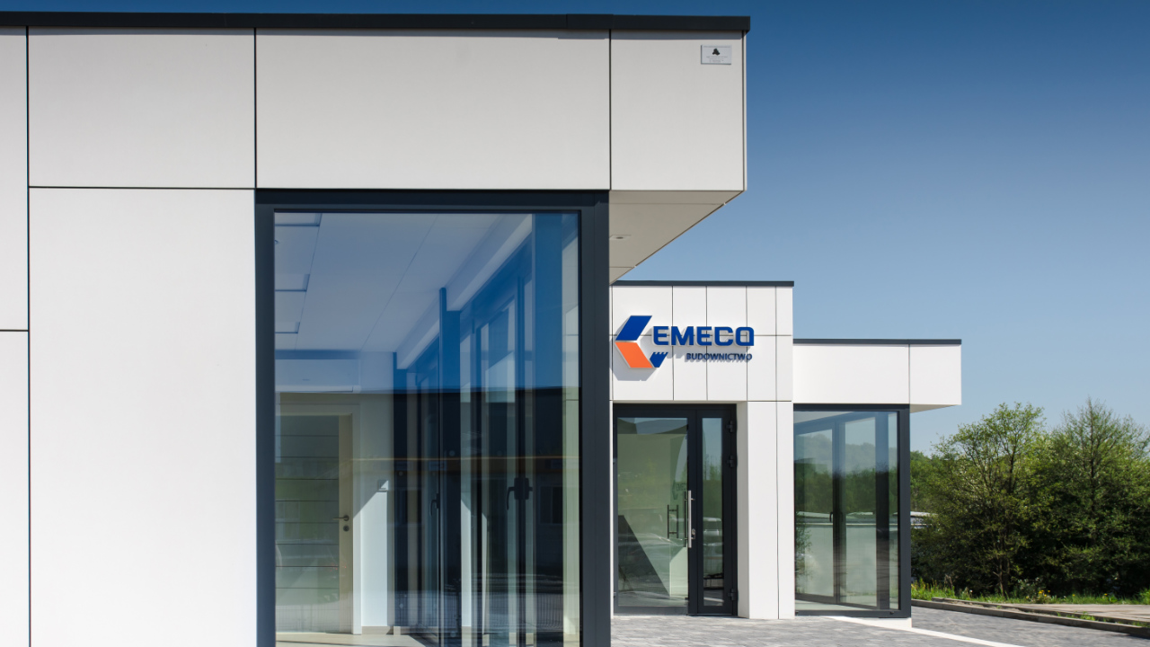 Kontorspaviljong, Emeco kontor 198 m², Equitone-fasader - vy 7