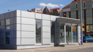 Kontorspaviljong försäljningskontor för lägenheter Waterlane Vitania LTD 50 m² - vy 6