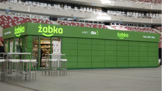 Handelspaviljong, Żabka-butik 90 m² - vy 2