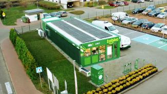 Handelspaviljong, Żabka – grön av naturen 72 m² - vy 5