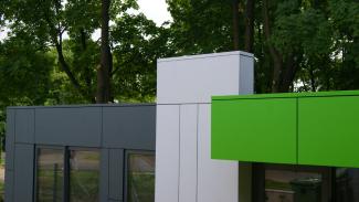 Kontorspaviljong, Försäljningskontor för bostäder Profit Development 72 m² - vy 1