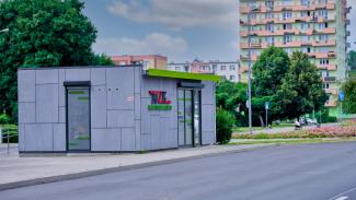 Servicepaviljong, informationspunkt MZK Piła 45 m² - vy 5