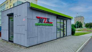 Servicepaviljong, informationspunkt MZK Piła 45 m² - vy 7