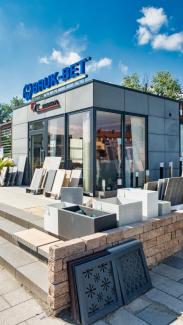 Handelspaviljong, Bruk-Bet märkesbutik, Lesznowola 45 m² - vy 1