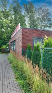 Kontorspaviljong försäljningskontor för lägenheter Riviera Park 180 m² - vy 4