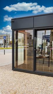 Kontorspaviljong, försäljningskontor för lägenheter Diasfera 72 m² - vy 4