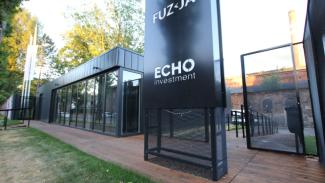 Kontorspaviljong, Försäljningskontor för bostäder, Fuzja 180 m² - vy 7