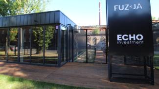 Kontorspaviljong, Försäljningskontor för bostäder, Fuzja 180 m² - vy 10