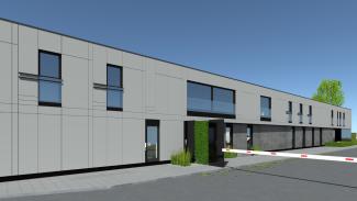 Tvåvåningspaviljong - visualisering - 3