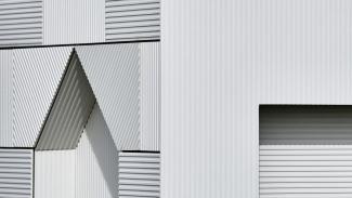 Linea 2-paviljong, 252 m², Equitone-fasad - visualisering - 3