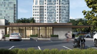 Linea 2-paviljong, 252 m² - visualisering - 2